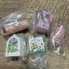 サンリオ　レトロミニチュアチャーム2 全５種　コンプリートセット
