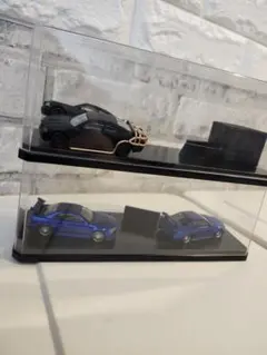 ワイルド・スピードMAX、MEGA MAXガチャ 4台 収納ケース付き