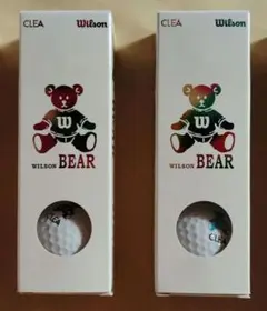 未使用Wilson BEAR ゴルフボール 2箱セット6球