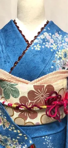 振袖　フルセット　正絹 辻が花 、正絹長襦袢、正絹袋帯 など7点