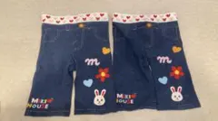 ミキハウス スパッツ レギンス 90cm 2枚セットのサムネイル