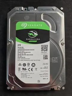 Seagate BarraCuda 8TB 3.5インチ 内蔵HDD