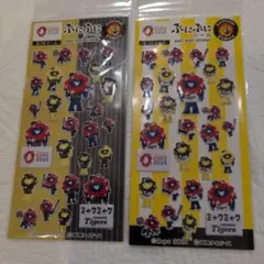 万博阪神タイガース ミャクミャク シールセット　2点　万博ぷにぷにシール