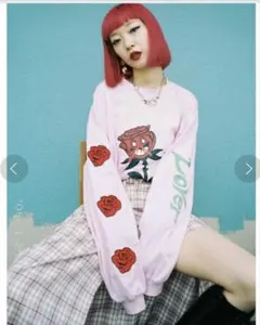 jouetie Tシャツ　長袖　ピンク