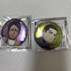 ゴールデンカムイ トレーディング メタリック缶バッジ お月見 月島 鯉登