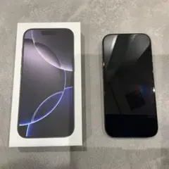 送料無料！iPhone 16Pro Black Titanium 128GB
