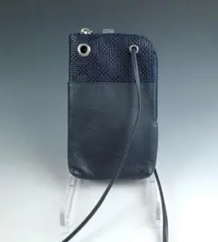 新品未使用・箱付】印傳屋 INDEN-YA そよか スマホポシェット 七宝繋ぎ