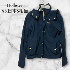 人気モデル✨️Hollister【XS】ネイビー ジャケット 防寒 フード付き