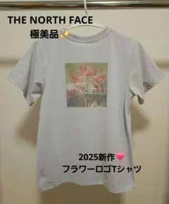 極美品✨THE NORTH FACE✨2025新作完売色フラワーロゴTシャツL