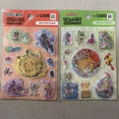 【韓国限定】 ポケモン シール ウォーターシール シャカシャカシール