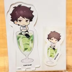 186【新品】ハイキュー 及川 徹 アニメイトカフェ アニカフェ ステッカー