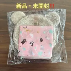 ミルポッシェ　おむつ替えシート＆ポーチ　ピンク　クマさん型　新品・未開封！のサムネイル