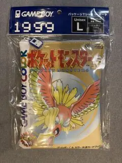 【Lサイズ】パッケージTシャツ in ポーチ ポケットモンスター 金　ホウオウのサムネイル