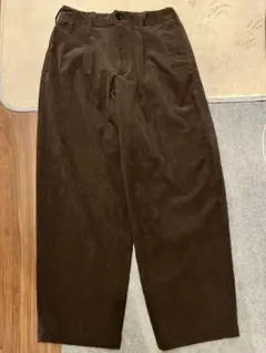 BEAMS HEART ブラウン ワイドパンツ S