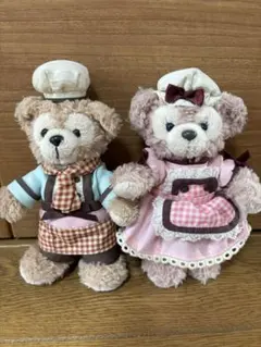 ダッフィー シェリーメイ ぬいぐるみバッチ バレンタイン