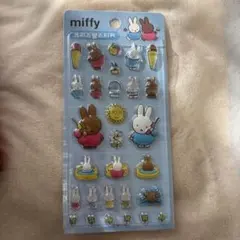 ミッフィー ボンボンドロップシール 韓国限定