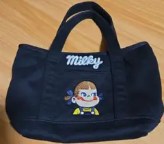 Milkyペコちゃん 刺繍 バッグ