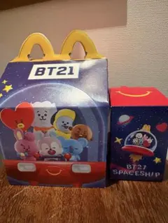 BT21 マクドナルド アメリカ限定コラボ スペースシップ ハッピーセット BT21 マクドナルド アメリカ限定コラボ スペースシップ ハッピーセット