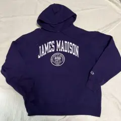 Champion JAMES MADISON パーカー L 紫
