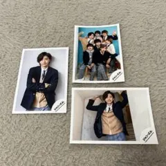 道枝駿佑 なにわ男子公式写真 3枚セット
