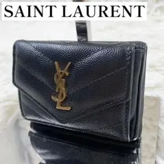 【✨極美品✨】サンローラン カサンドラ クロコ ラウンドファスナー ブラック SAINT LAURENT - SAINT LAURENT / カサンドラジップバイ