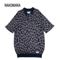WACKO MARIA LEOPARD KNIT ポロシャツ ニット