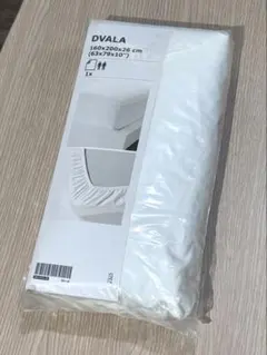 【新品未開封】IKEAイケアDVALA ボックスシーツ クイーンサイズ