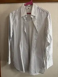 UNIQLO ストライプ 長袖シャツ M