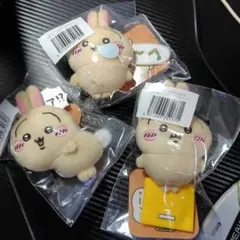 うさぎだらけくじ ぬいぐるみバッジ E賞 3種 一番くじ