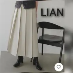 LIAN/リアン エステルツイルプリーツスカート