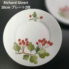 リチャードジノリ　パレルモグリーン　ケーキプレート　20cm リチャードジノリパレルモグリーンケーキプレート20cm①