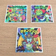 ビックリマン伝説　悪魔VS天使40thスペシャルエディション シール3枚セット