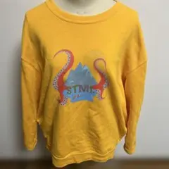 着用小 ユナイテッドアスレ スウェット イエロー