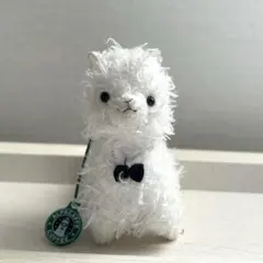 アルパカッソ ぬいぐるみ キーホルダー アルパカフェ 店員 スタバ カフェ