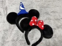 【ディズニー】ミッキー&ミニー カチューシャセット