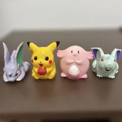 【希少】ポケモン　貯金箱　ピカチュウ　ラッキー　ニドラン♂ ニドラン♀ 当時物