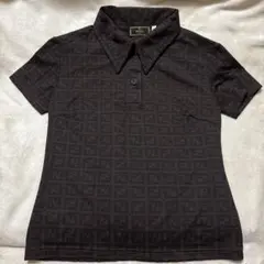 FENDI ズッカ柄 半袖ポロシャツ イタリア製