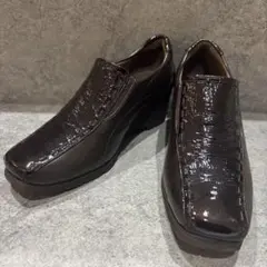 ペダラ pedala asics スリッポン レディース 22.5cm ブラウン