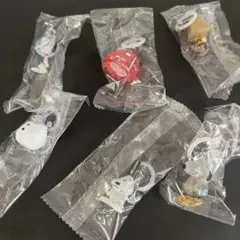 PEANUTS めじるしアクセサリー FUNNY ver. ６種セット　キズあり