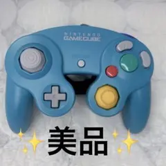 美品 GAMECUBE　ゲームキューブ　コントローラー　エメラルドブルー