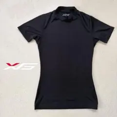 XTS 半袖ハイネックアンダーシャツ 黒 S スポーツインナー 吸汗速乾 春夏のサムネイル