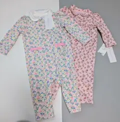 【新品】ラルフローレン ロンパース2点セット(70cm)