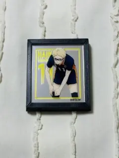 ハイキュー　フレームマグネットミラー　烏野高校　月島蛍