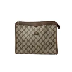 GUCCI グッチ PVC GG ハンド クラッチバッグ OLD
