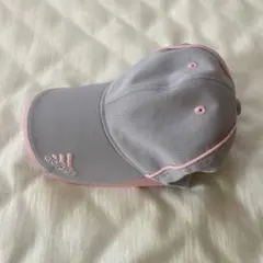 adidas グレー ピンク キャップ OSFZ