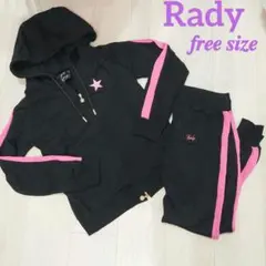 Rady セットアップ サイドライン ピンク フリーサイズ