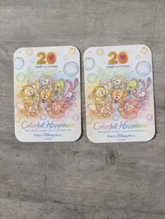【限定品】Colorful Happiness ダッフィアンドフレンズシール