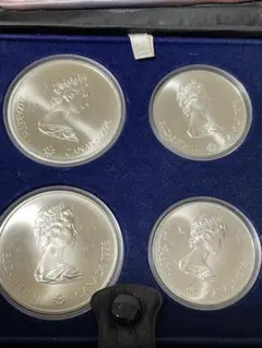 銀貨4点セット Yahoo!オークション -「モントリオールオリンピック記念銀貨」の