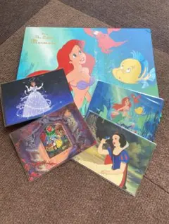 リトルマーメイド 書類ケースとポストカードセット