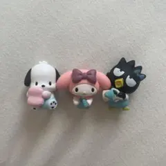 サンリオ フィギュア ガチャ マイメロディ・ポチャッコ・バッドばつ丸